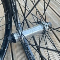 PAIRE DE ROUES CUSTOM THE SET / SALTPLUS NOIR ET ARGENT -ROUES Freestyle Grand Boutique img 6948